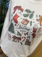 Load image into Gallery viewer, Christmas Vibes Collage on White
