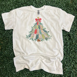 Load image into Gallery viewer, Patchwork Christmas Tree on White
