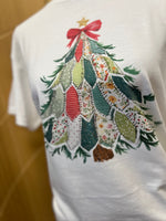Load image into Gallery viewer, Patchwork Christmas Tree on White
