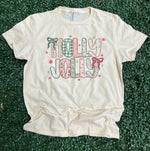 Load image into Gallery viewer, Holly Jolly With Bows on Cream
