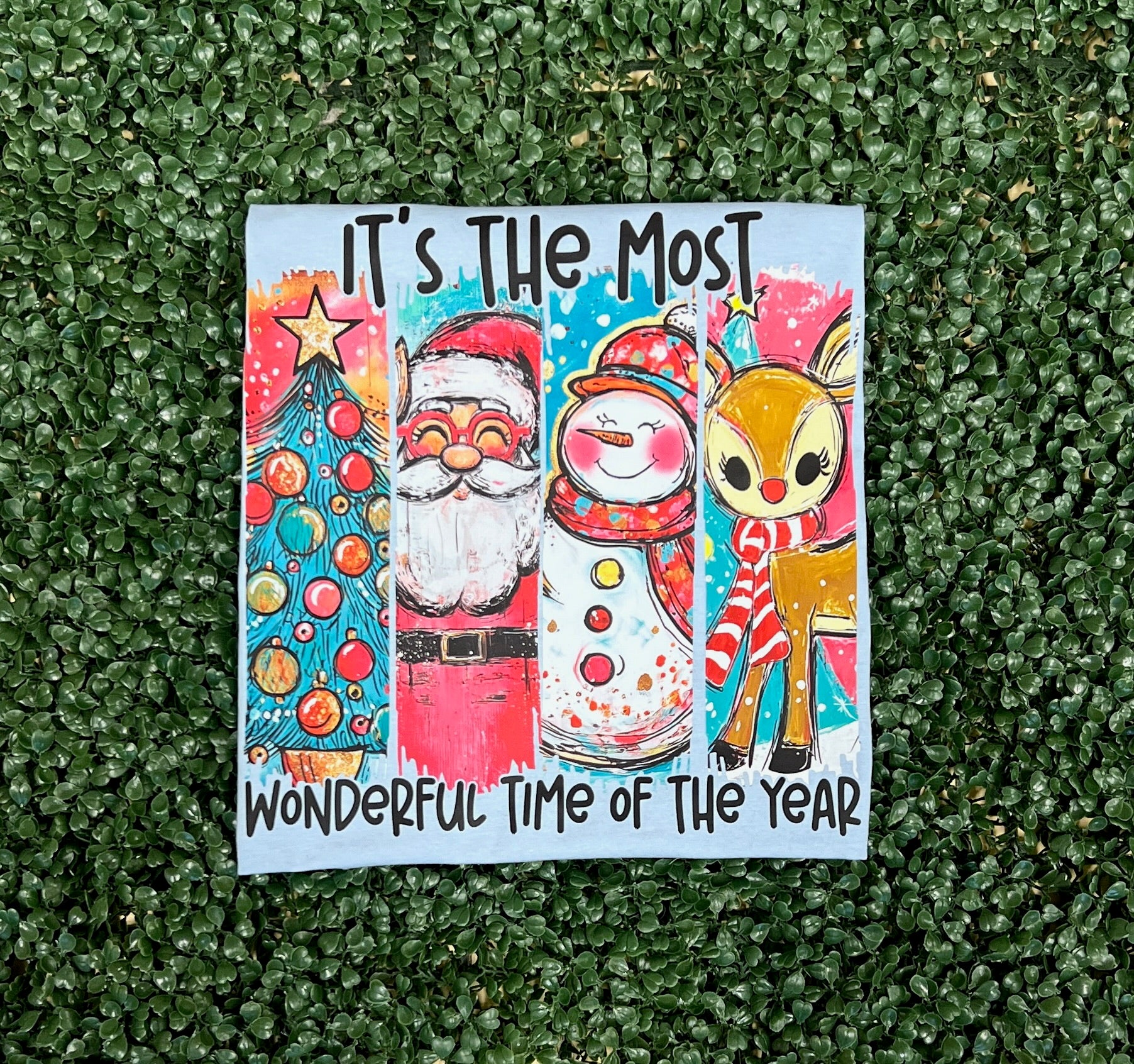 It's The Most Wonderful Time Of The Year on Gildan Softstyle Light Blue