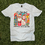 Load image into Gallery viewer, It&#39;s The Most Wonderful Time Of The Year on Gildan Softstyle Light Blue
