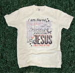 Load image into Gallery viewer, Because of Jesus on Comfort Colors (Shown on Ivory)
