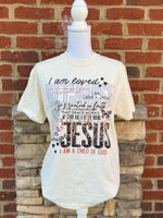 Load image into Gallery viewer, Because of Jesus on Comfort Colors (Shown on Ivory)
