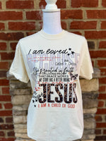 Load image into Gallery viewer, Because of Jesus on Comfort Colors (Shown on Ivory)
