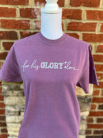 Load image into Gallery viewer, For His Glory Alone on Comfort Colors (Shown on Berry and Violet)

