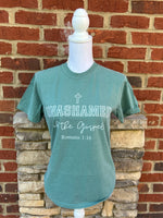 Load image into Gallery viewer, Unashamed Of The Gospel on Comfort Colors (Shown on Light Green)
