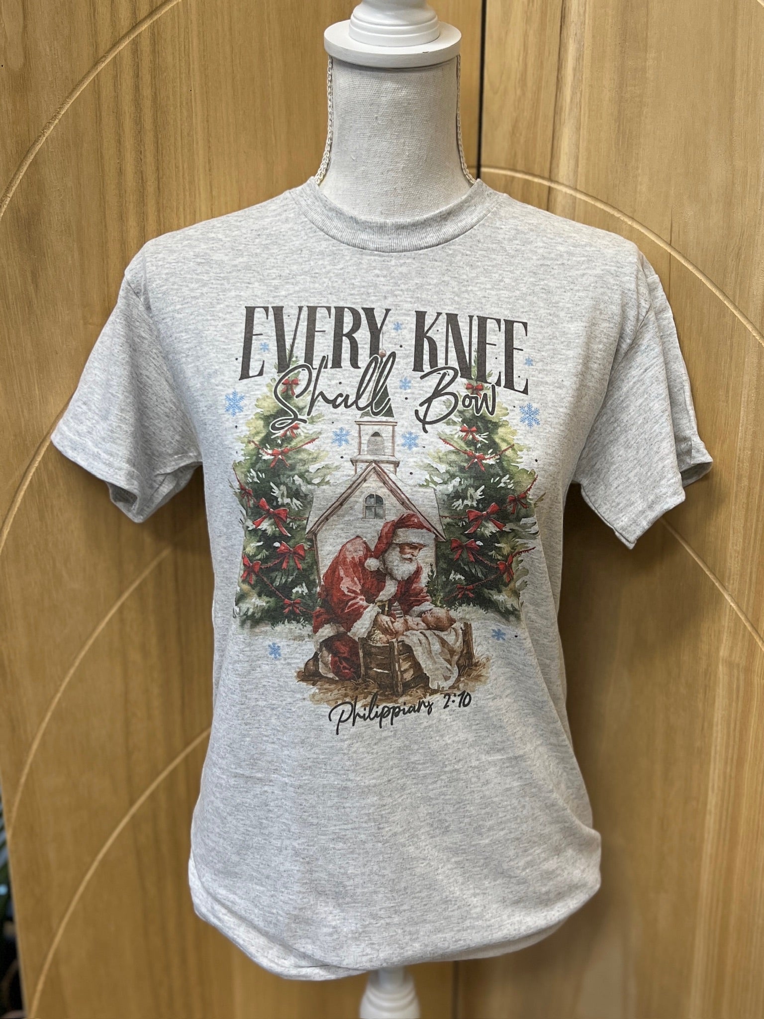 Every Knee Shall Bow on Ash Gray