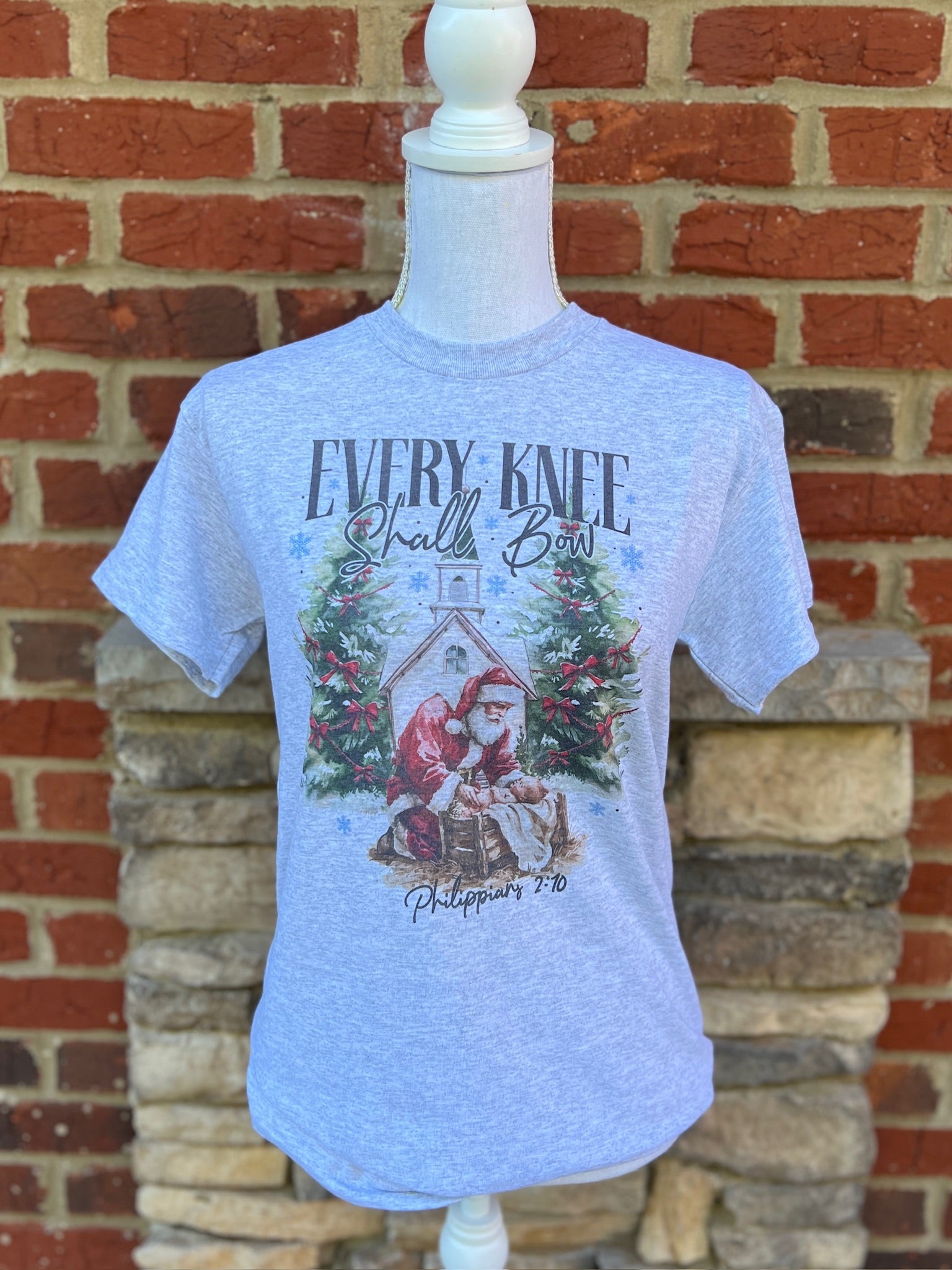 Every Knee Shall Bow on Ash Gray