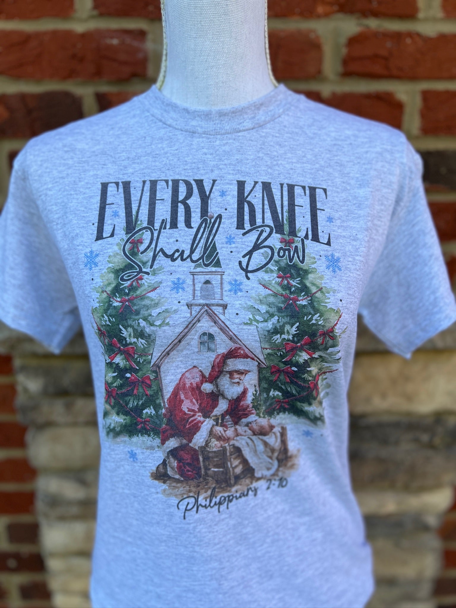 Every Knee Shall Bow on Ash Gray