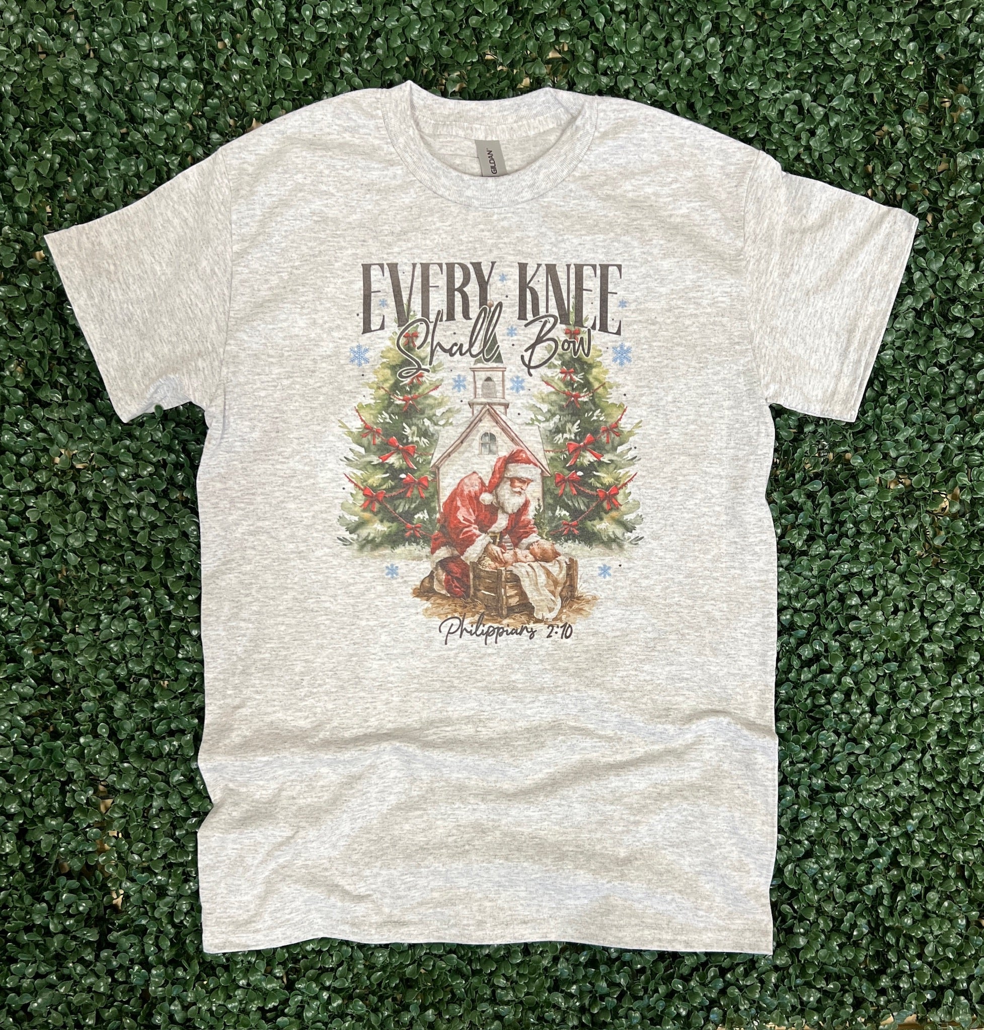 Every Knee Shall Bow on Ash Gray