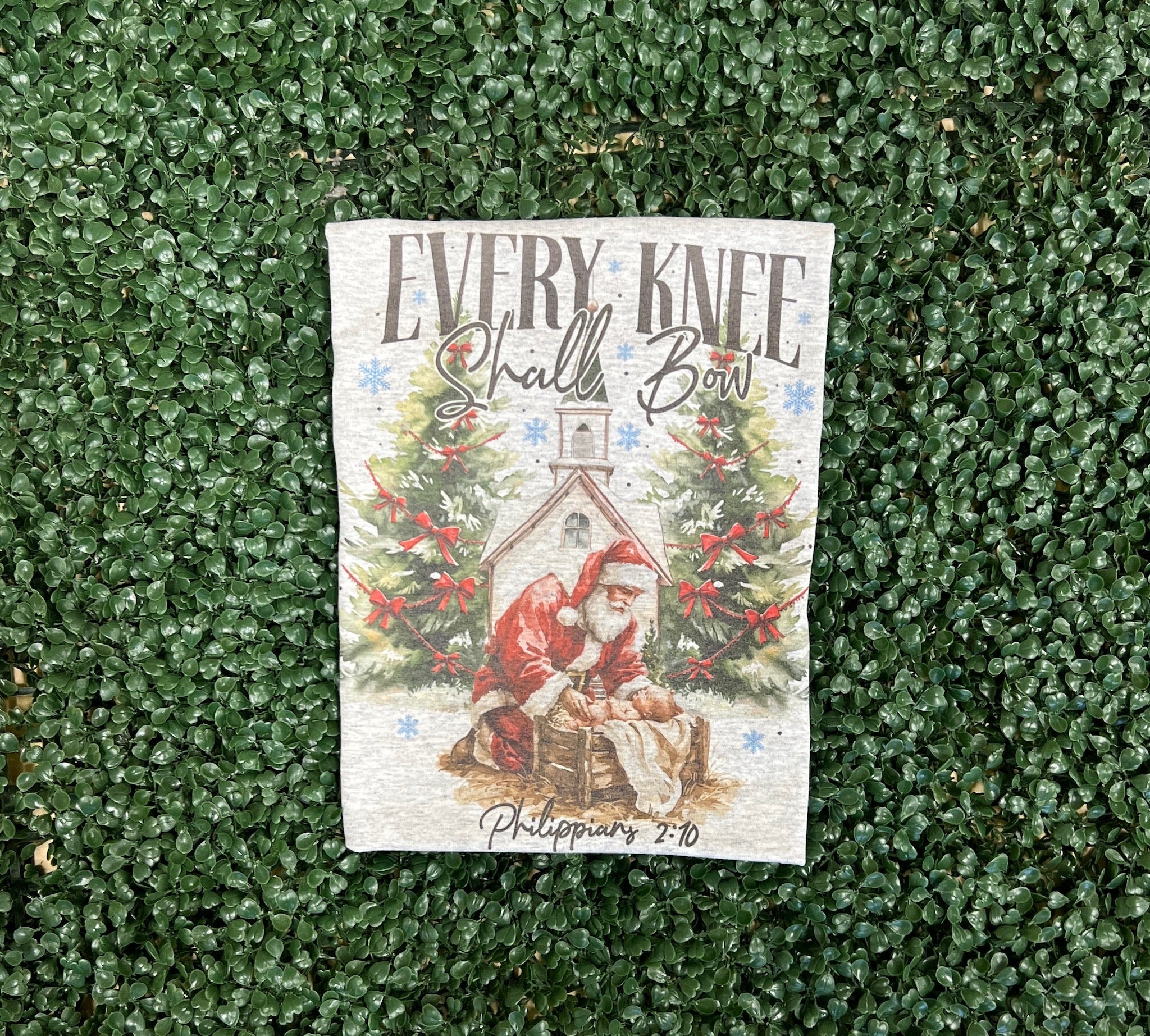 Every Knee Shall Bow on Ash Gray