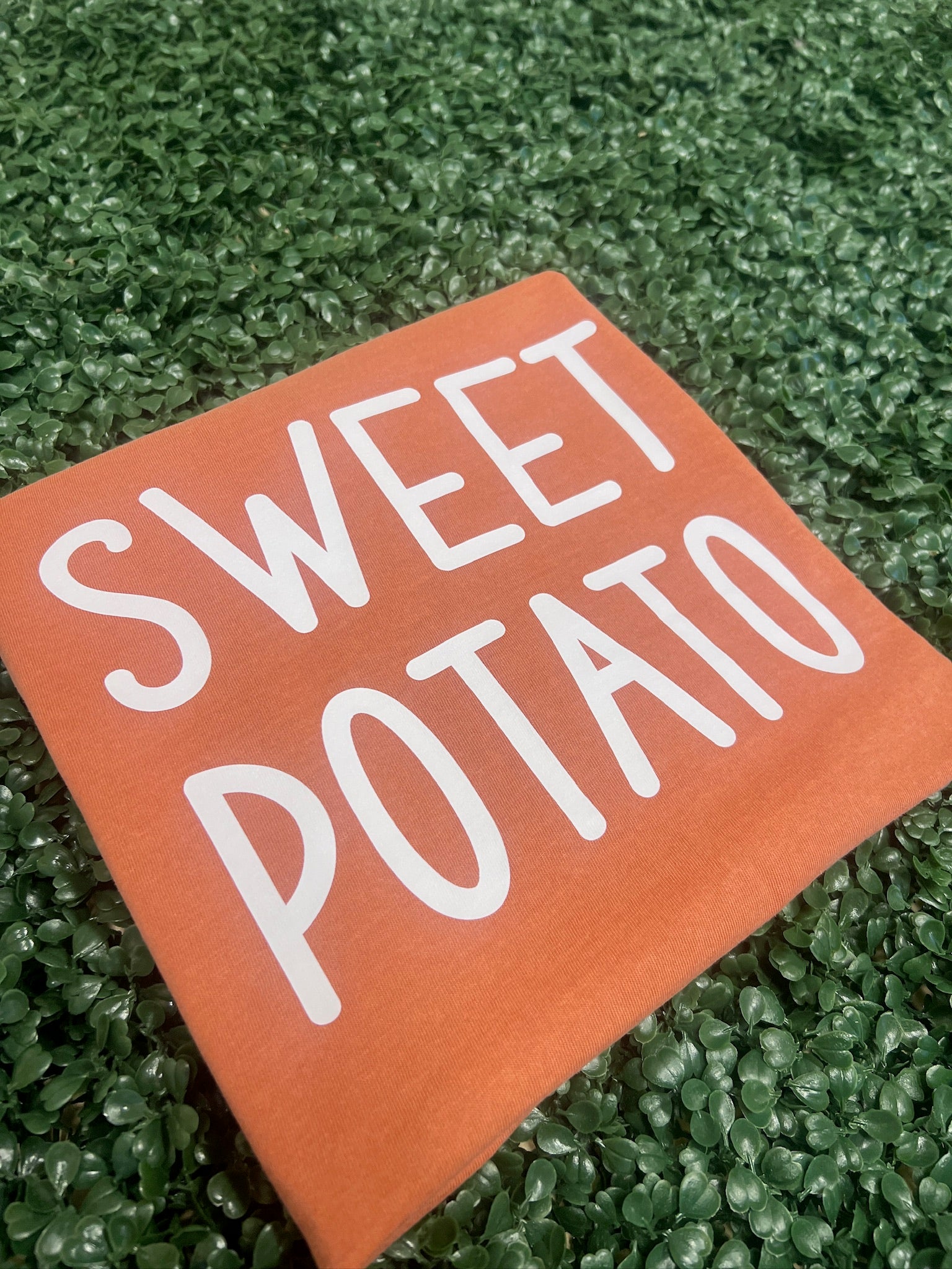 Sweet Potato/Grumpy Potato on Comfort Colors