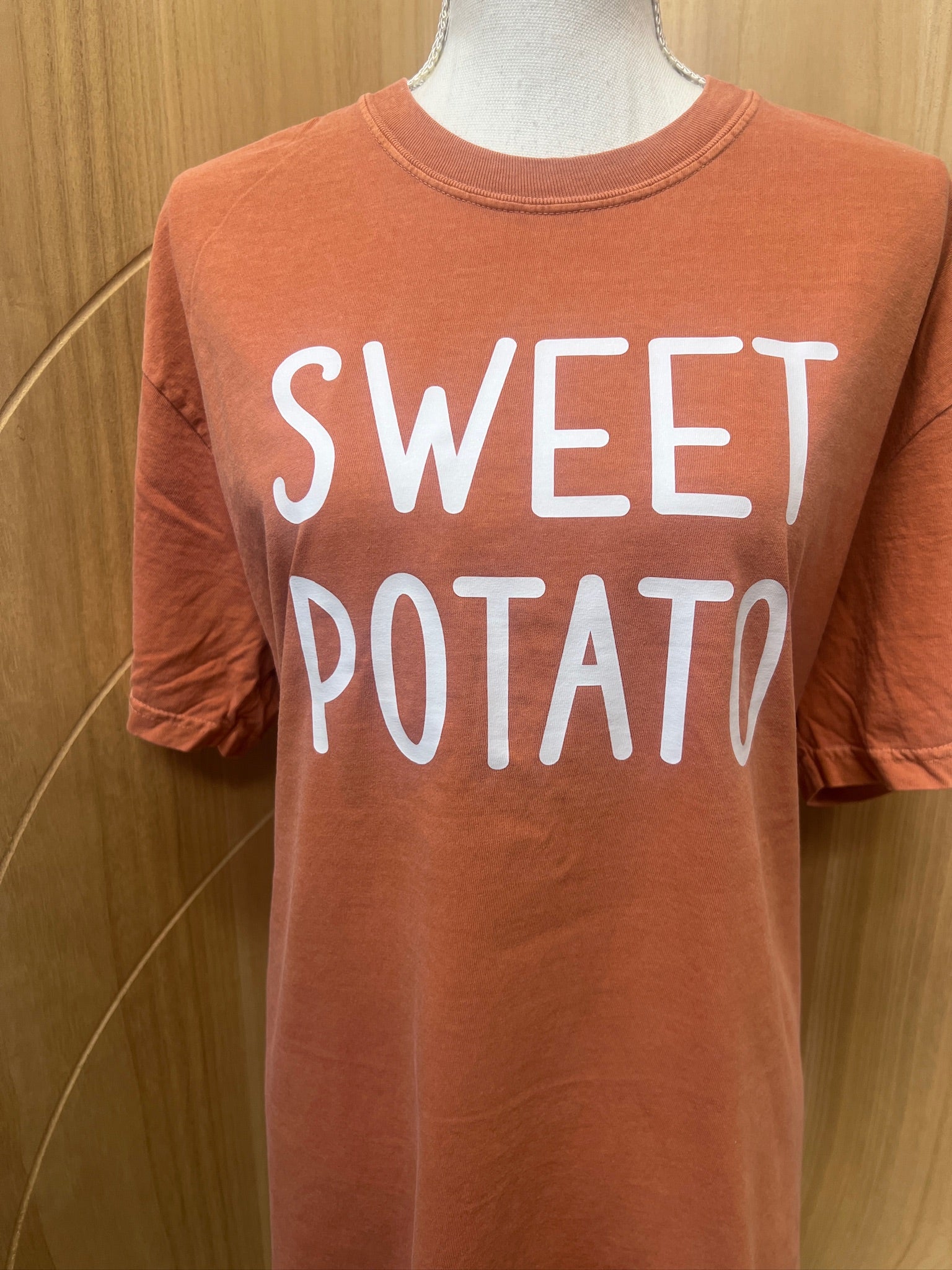 Sweet Potato/Grumpy Potato on Comfort Colors