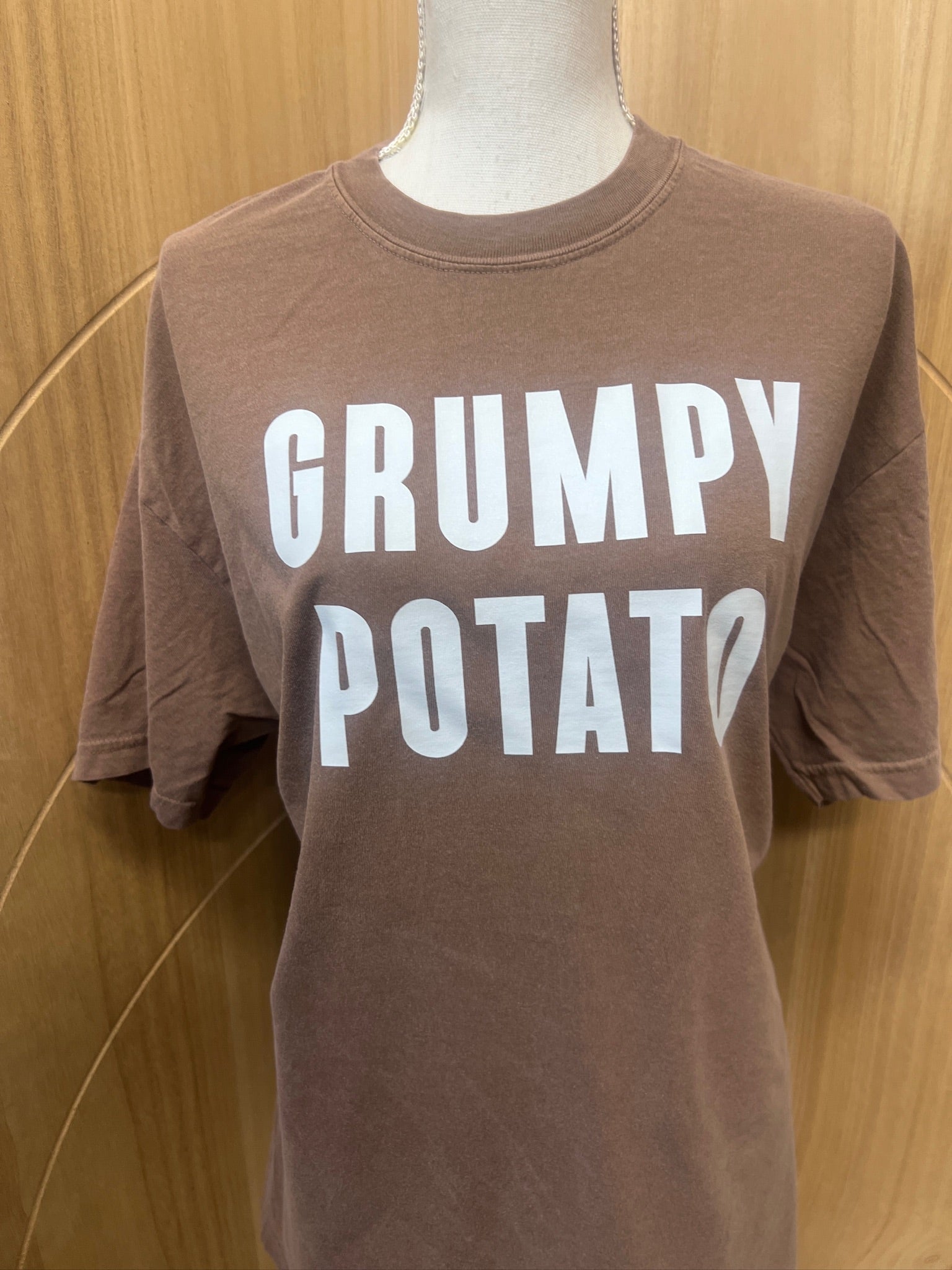 Sweet Potato/Grumpy Potato on Comfort Colors