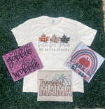 Load image into Gallery viewer, Thankful and Blessed on Ash Gray
