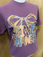 Load image into Gallery viewer, Give Thanks on Comfort Colors (Shown on Berry)
