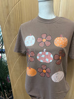 Load image into Gallery viewer, Flowers and Pumpkins Coquette on Comfort Colors (Shown on Espresso)
