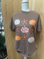 Load image into Gallery viewer, Flowers and Pumpkins Coquette on Comfort Colors (Shown on Espresso)
