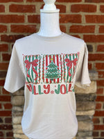 Load image into Gallery viewer, Holly Jolly With Stripes on Sand
