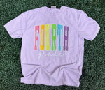 Load image into Gallery viewer, Polka Dot Grade Level Tees on Comfort Colors (Shown on Crunchberry)
