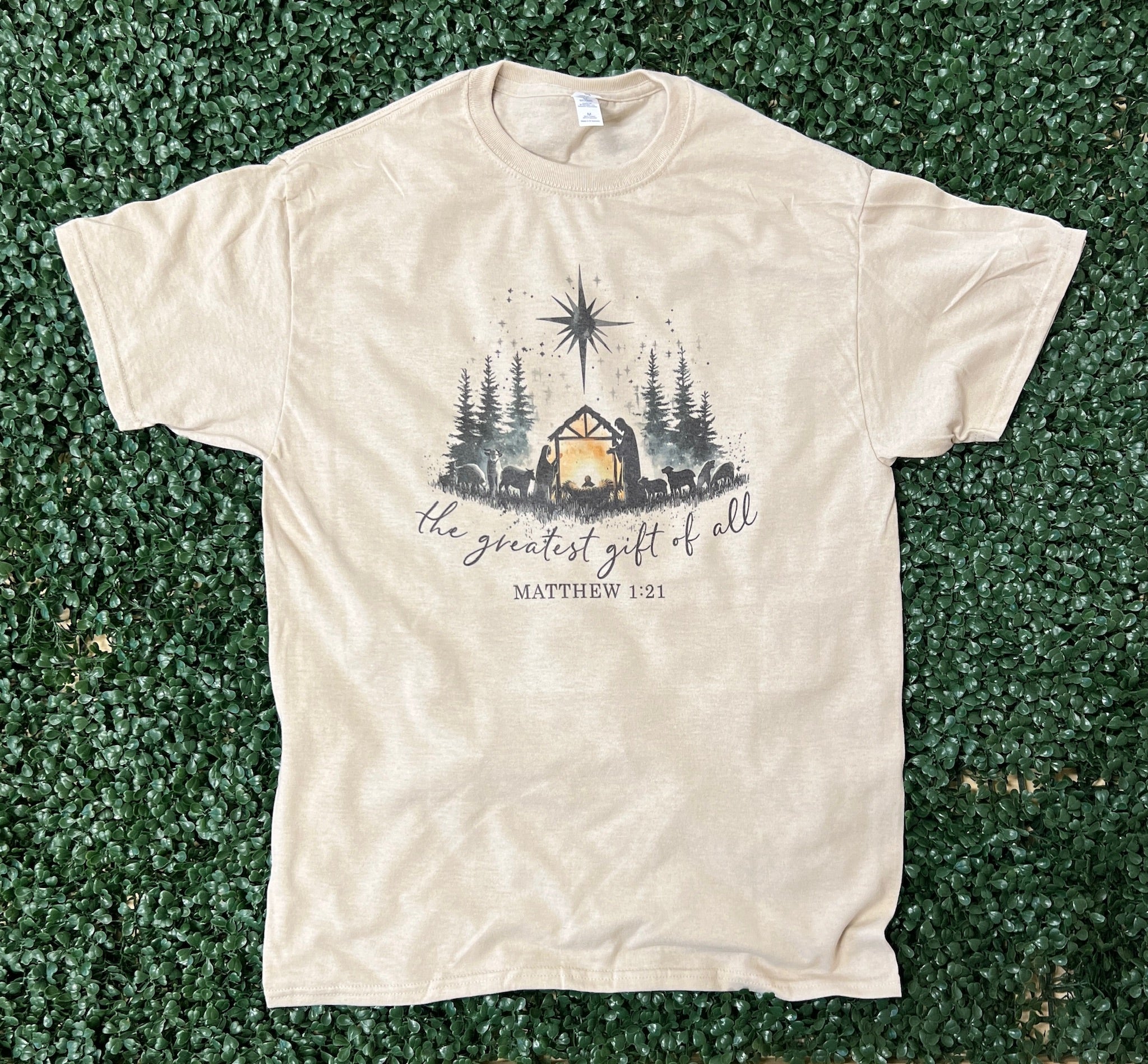 The Greatest Gift Of All Nativity on Sand