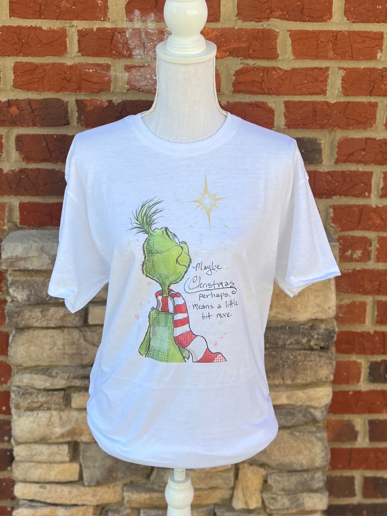 Maybe Christmas Means A Little Bit More on White