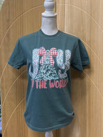 Load image into Gallery viewer, Joy To The World on Comfort Colors (Shown on Blue Spruce)
