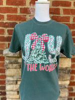 Load image into Gallery viewer, Joy To The World on Comfort Colors (Shown on Blue Spruce)
