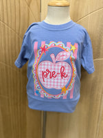 Load image into Gallery viewer, Preppy Apple Grade Level Tees on Comfort Colors
