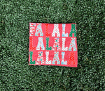 Load image into Gallery viewer, Fa La La on Gildan Softstyle Heather Red
