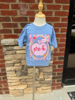 Load image into Gallery viewer, Preppy Apple Grade Level Tees on Comfort Colors
