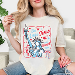Load image into Gallery viewer, She Loves Jesus and America Too on Comfort Colors (Shown on Ivory)
