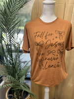 Load image into Gallery viewer, Fall For Jesus on Heather Rust
