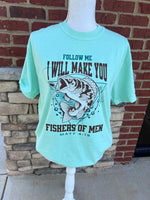 Load image into Gallery viewer, Fishers of Men on Comfort Colors (Shown on Island Reef)
