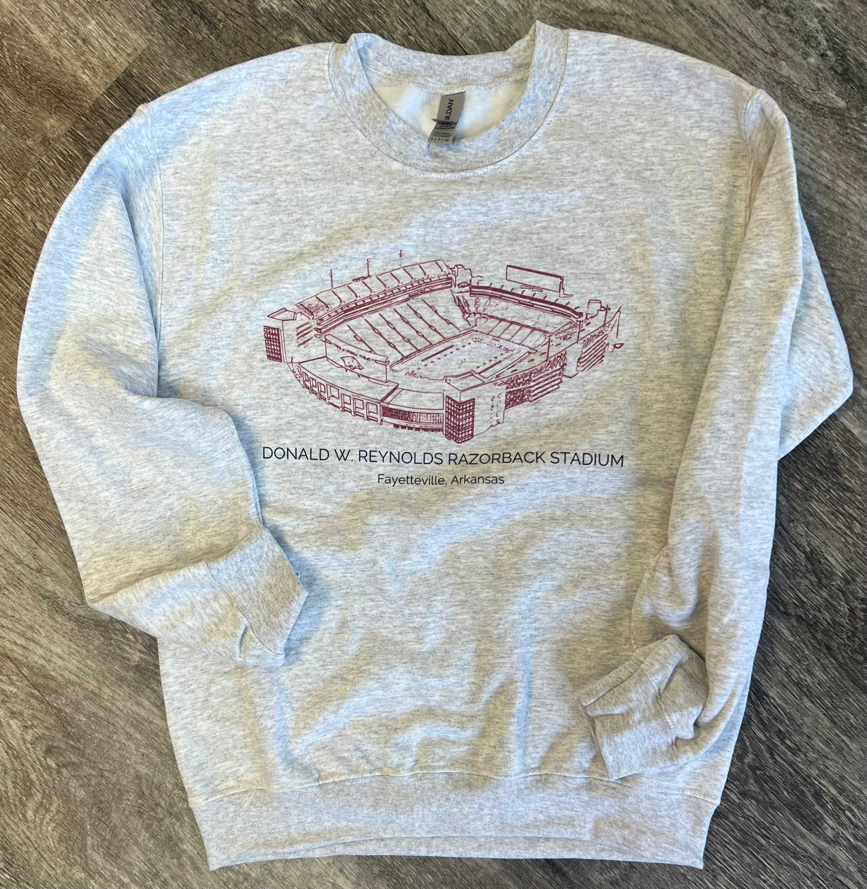 Stadium Sweatshirts - Donald W Reynolds Razorback Stadium