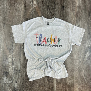 Teacher - Crayons - Kids - Caffeine