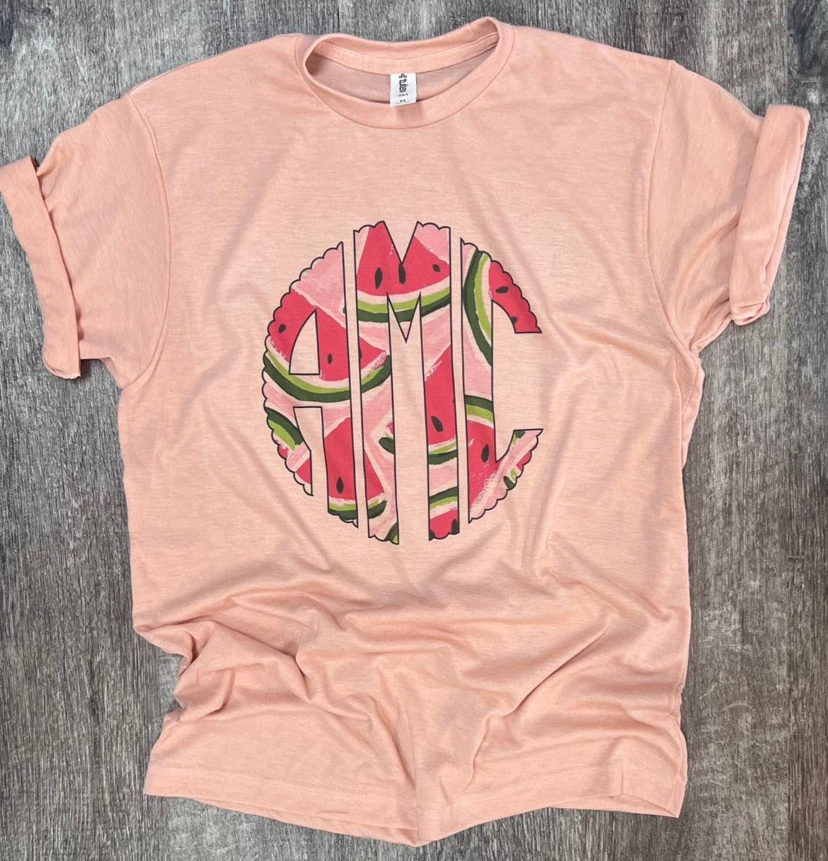 Watermelon Monogram