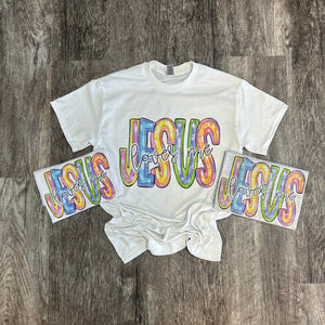 Jesus Loves Me Messy Paint - with Kids/Toddler Options