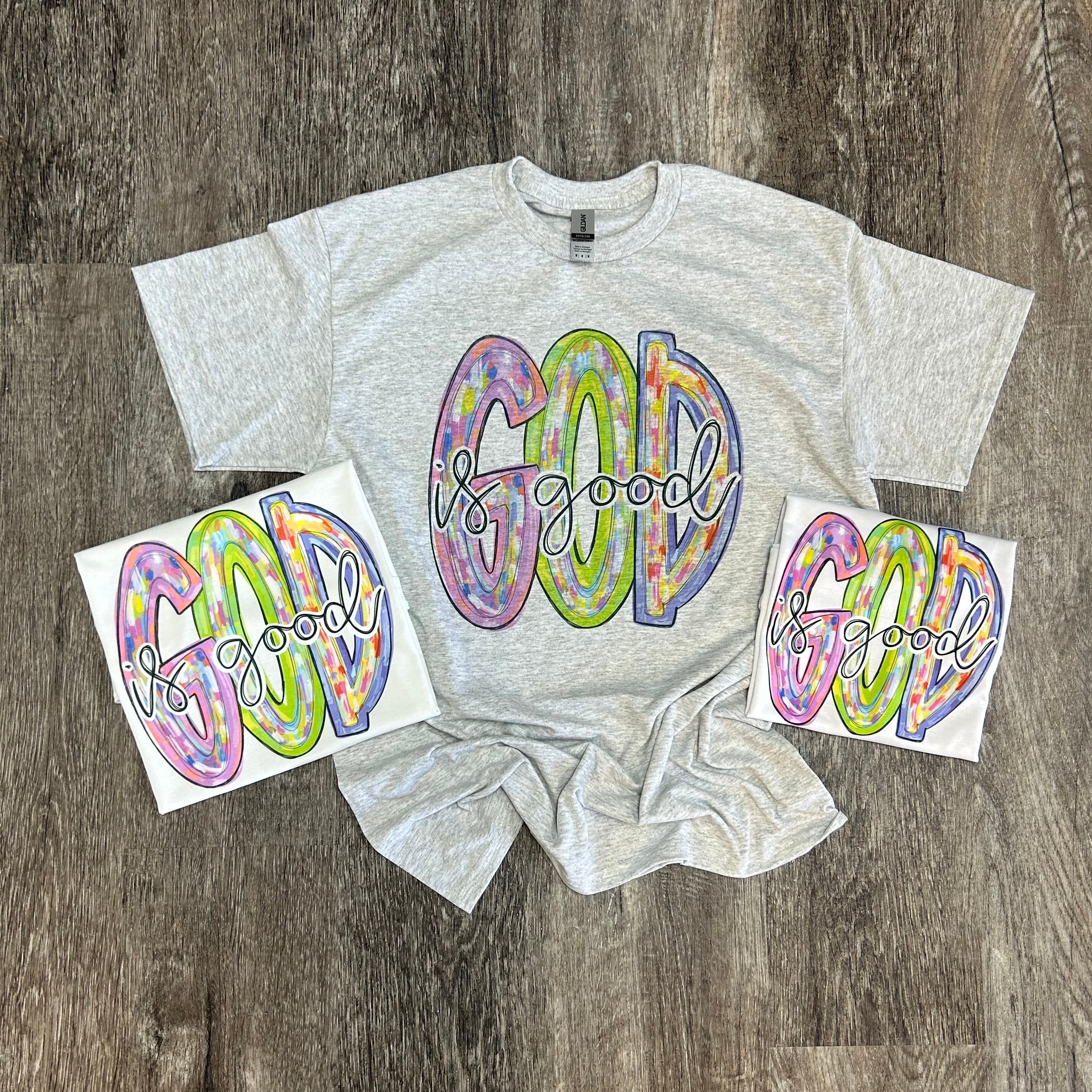 God is Good Messy Paint - with Kids/Toddler Options