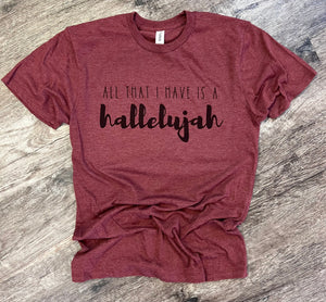 All That I Have is a Hallelujah