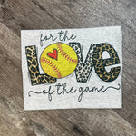 Load image into Gallery viewer, Softball: For The Love Of The Game Leopard
