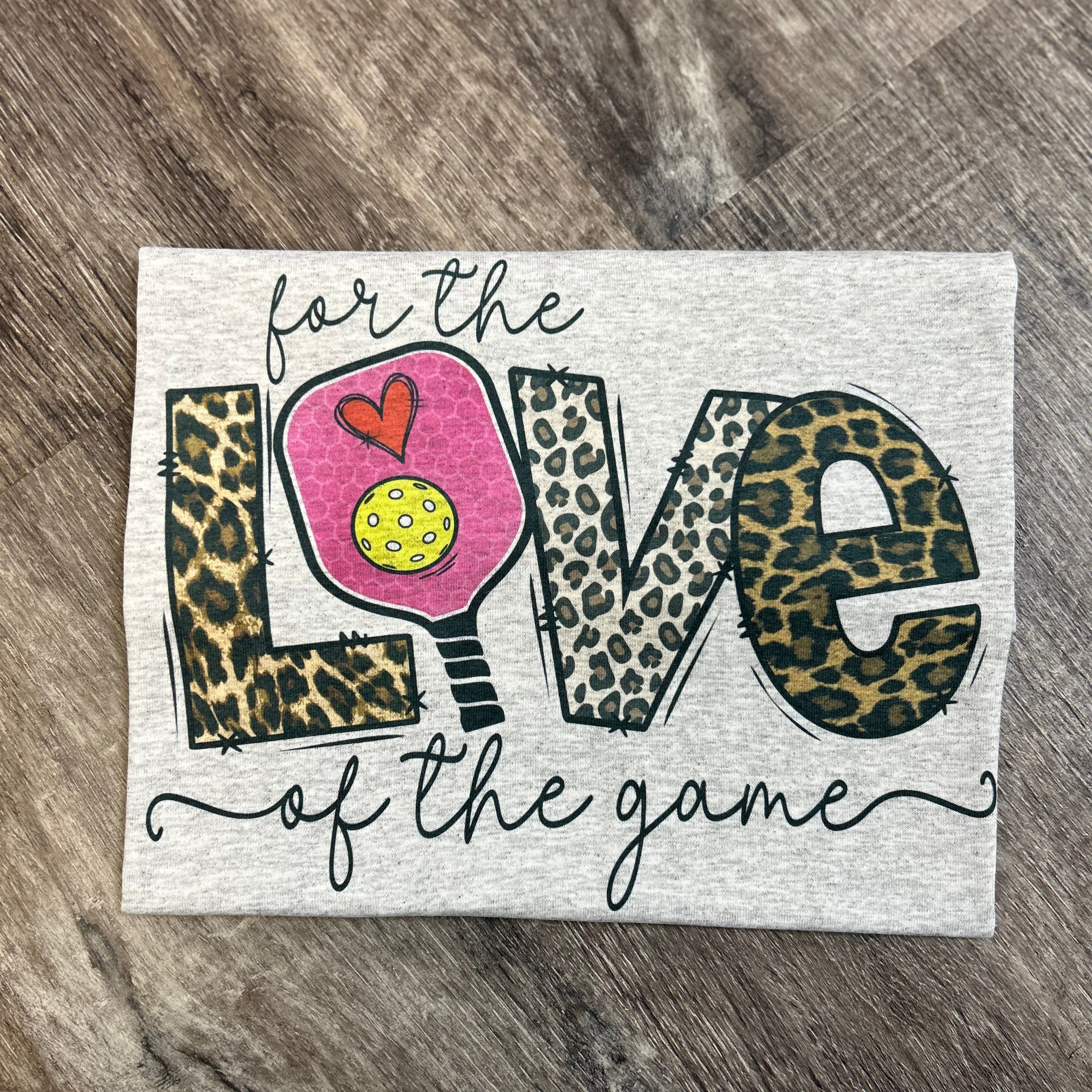 Pickleball: For The Love Of The Game Leopard