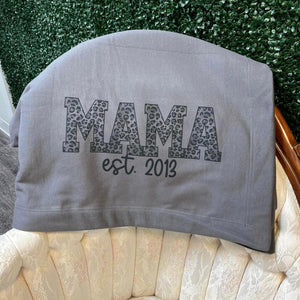 Customizable Mothers Day Blankets with KID NAMES